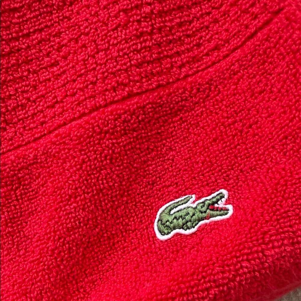 Set of Two Lacoste Home Heritage Supima Cotton Bath Sheets 35" x  70" - Picture 8 of 9